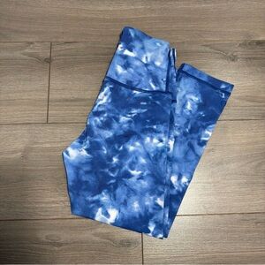 Lululemon Blue Tie-Dye High-Waist Leggings- BRAND NEW